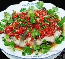 Steamed Fish Head with Chopped Chili