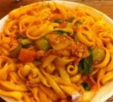 Egg Fried Knife-Cut Noodles