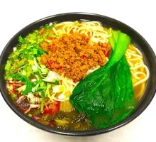 Spicy Pickled Mustard Greens with Minced Pork and Rice Noodles