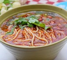 Spicy and Sour Chicken Gizzard Rice Noodles