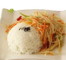Spicy and Sour Potato Noodles with Rice