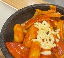 Stone Pot Cheese Rice Cake