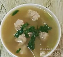 Winter Melon and Pork Dumpling Soup