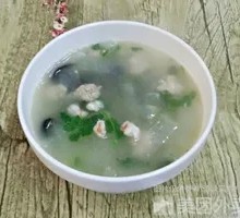Winter Melon Shrimp Meatball Soup