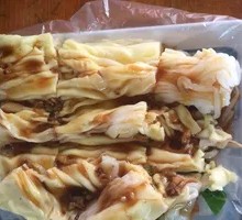 Pork Liver and Egg Rice Noodle Roll
