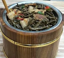 Stir-fried Meat and Dried Beans Rice