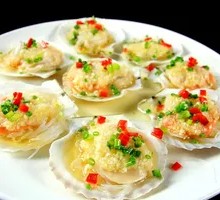 Garlic Mashed Scallop with Vermicelli