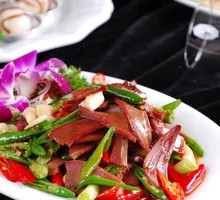 Stir-fried Pig Tongue with Green Chili