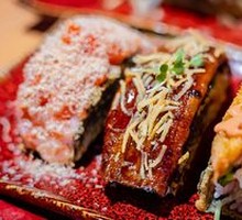 Truffle Eel Sushi with Burdock