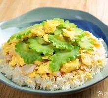 Bitter Melon and Egg Rice