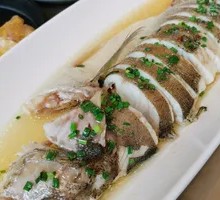 Steamed and Marinated Sea Bass