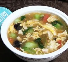 Bok Choy and Egg Soup