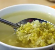 Homemade Iced Mung Bean Soup
