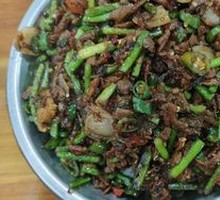 Grandmother's Vegetable and Pork Belly Rice in a Wooden Bucket