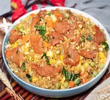 Large Pork Tenderloin Egg Fried Rice
