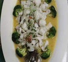 Golden Soup Sea Bass