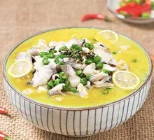 Spicy Lemon Fish with Pickled Cabbage