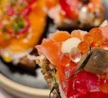 Smoked Salmon Rose Grapefruit