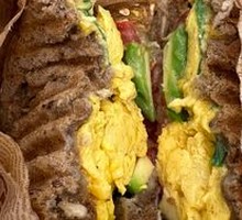 Whole Wheat Avocado Herb Egg Sandwich