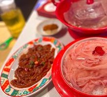 Sliced Pork Kidney with Big Knife