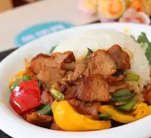 Stir-Fried Pork with Rice