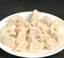 Chinese cabbage and pork dumplings