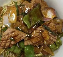 Stir-fried Pig Liver Noodles