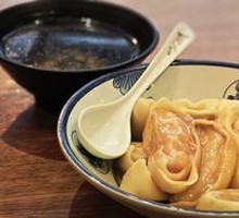 Dry Noodles with Sesame Sauce and Family Delight Dumplings