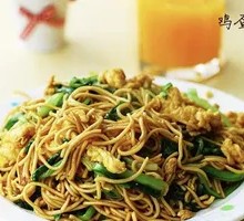 Egg and Ham Fried Noodles