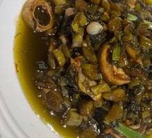 Salted Vegetable Stir-fried Intestines