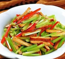 Celery with Tofu Sheets