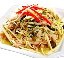 Bamboo Shoots Stir-Fried with Pork Strips