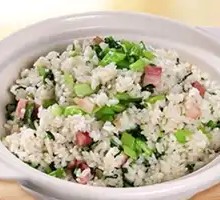 Shanghai Salted Pork and Vegetable Rice