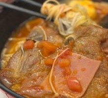 Tomato Pork Cutlet Small Pot Rice Noodles