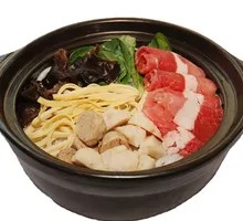 Beef Meatball Noodle Soup with Rice Cakes