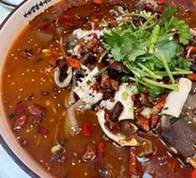 Spicy Dan Dan Noodles with Blood Sausage