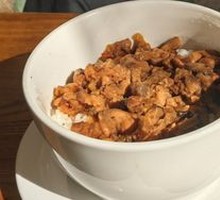 Braised Chicken with Dried Mushrooms and Rice