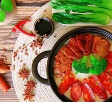 Beef and Sausage Baozi Rice