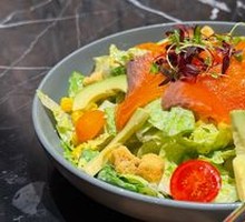 North European Smoked Salmon Caesar Salad
