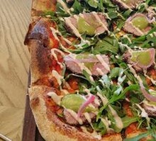 Bluefin Tuna Roman Style Pizza