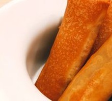 Hand-Deconstructed Crab Roe Spring Rolls