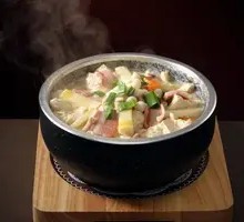 Salt Water Tofu in Stone Pot