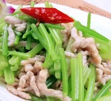 Celery and Shredded Pork