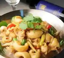 Spicy Fish Roe and Swim Bladder Stir-fry