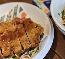 Fried Satay Pork Cutlet with Scallion Oil Noodles