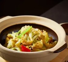 Stir-fried Organic Cauliflower