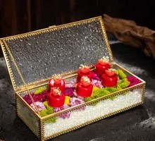 Raspberry Ice Cream with French Foie Gras