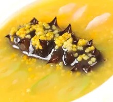 Braised Sea Cucumber with Millet