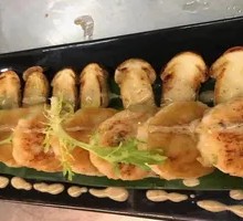 Mushroom Lotus Root Rolls