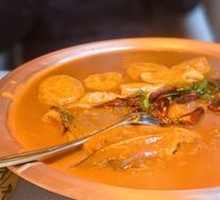 Scallion-Braised Fish Head with Abalone